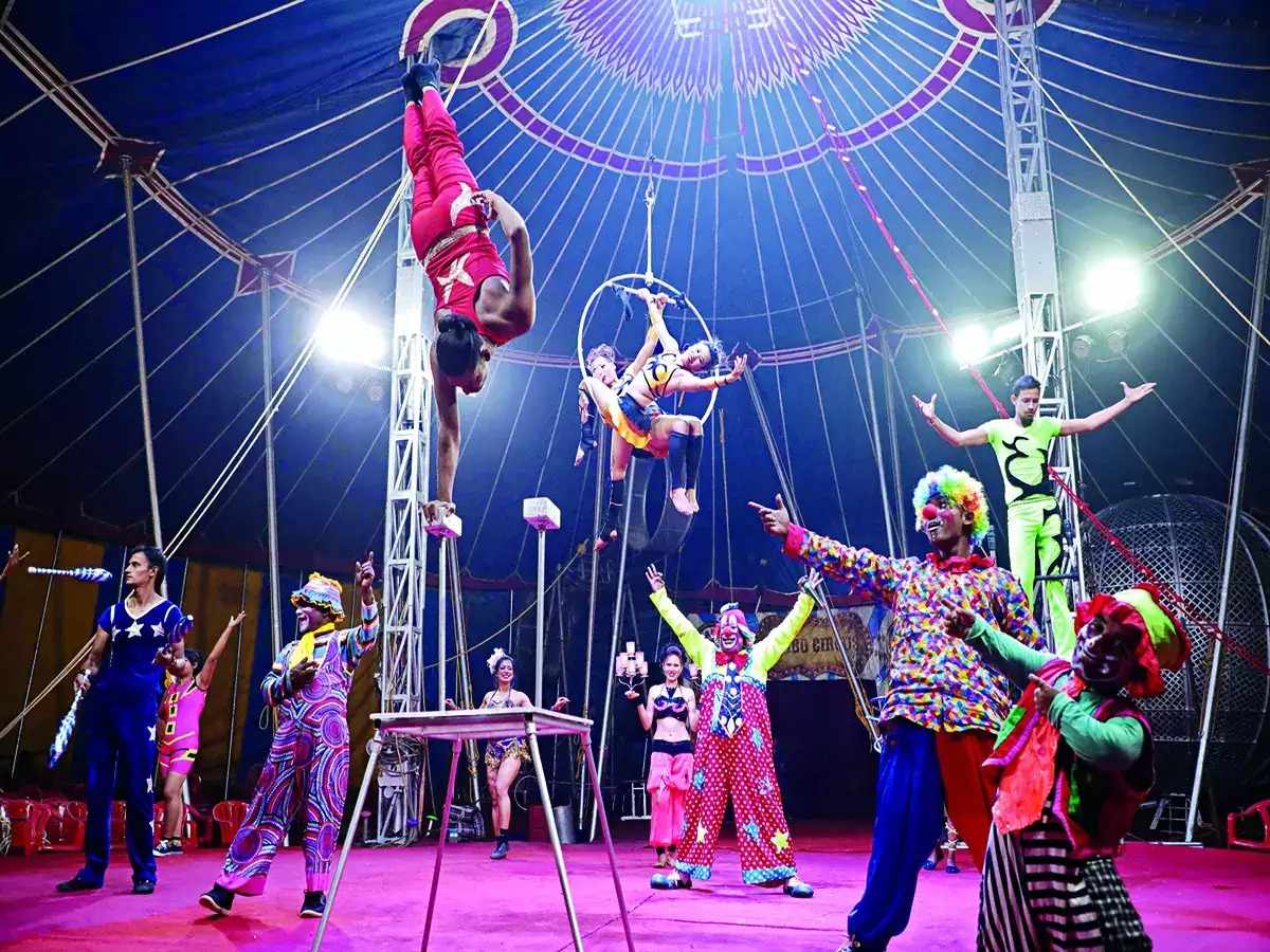 اقبال جماهيري كبير على برنامج سيرك "محمد الحلو" بمدينة ٦ أكتوبر