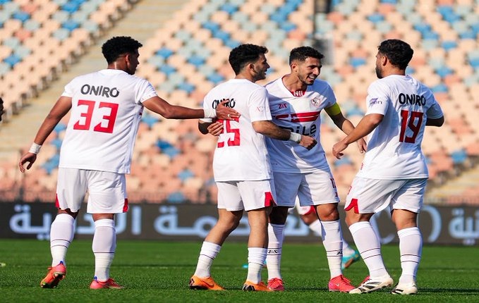 الزمالك يخوض مرانه بحضور جميع اللاعبين