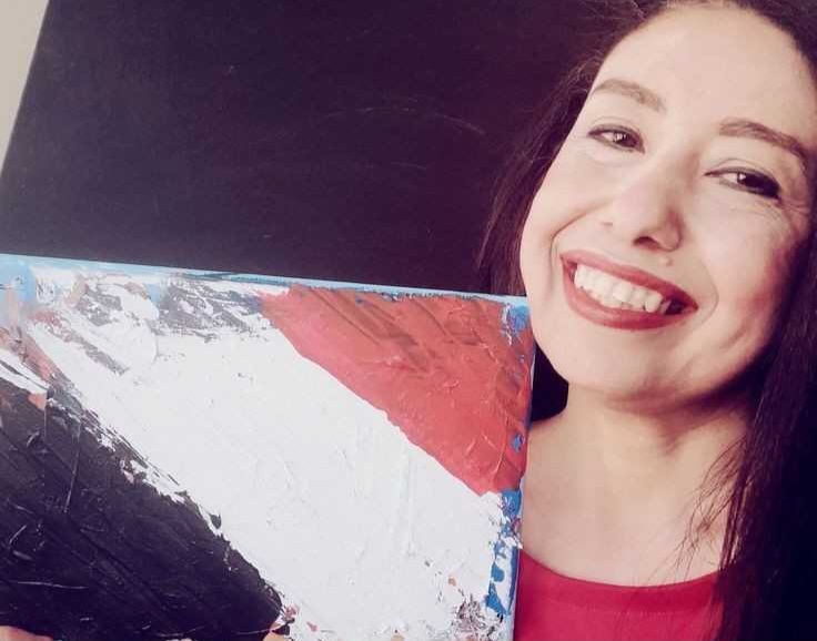 "من وراء العلم" فن مصرى حديث للدكتورة وفاء ياديس لدعم الشعب المصرى