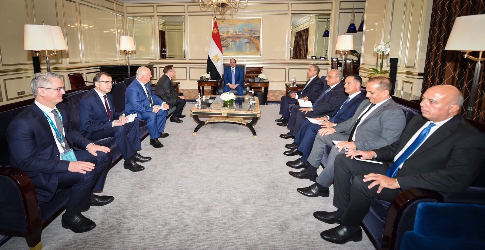 الرئيس السيسى يلتقي المدير العام للوكالة الحكومية الروسية للطاقة النووية