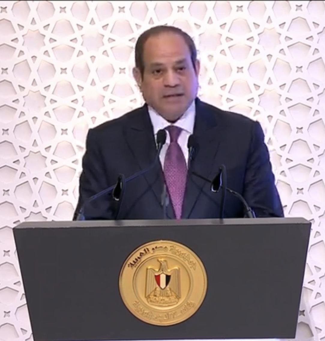 كلمة الرئيس عبد الفتاح السيسي بمناسبة الاحتفال بليلة القدر