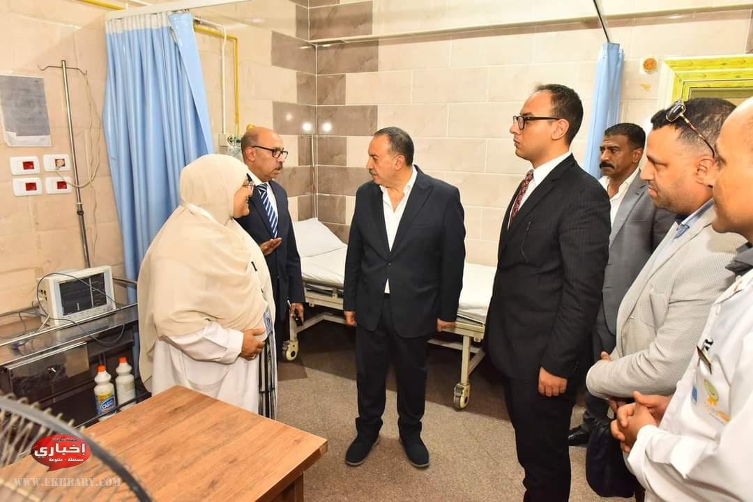 ابو النصر يواصل جولاته على المستشفيات بزيارة مستشفى الصدر بأسيوط ويطمئن على صحة المرضى
