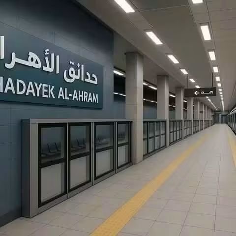 محطة مترو حدائق الاهرام قريبا
