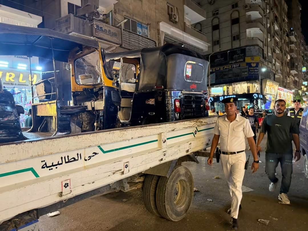 حي الطالبية يقوم بعدة حملات بشارع العريش