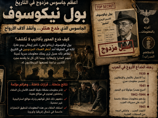جيمس بوند الحقيقي: الجاسوس الذي غير تاريخ الحرب العالمية الثانية