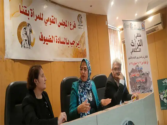 بالصور.. فعاليات تجارب نسائية فى الحرف التقليدية بمحافظة قنا