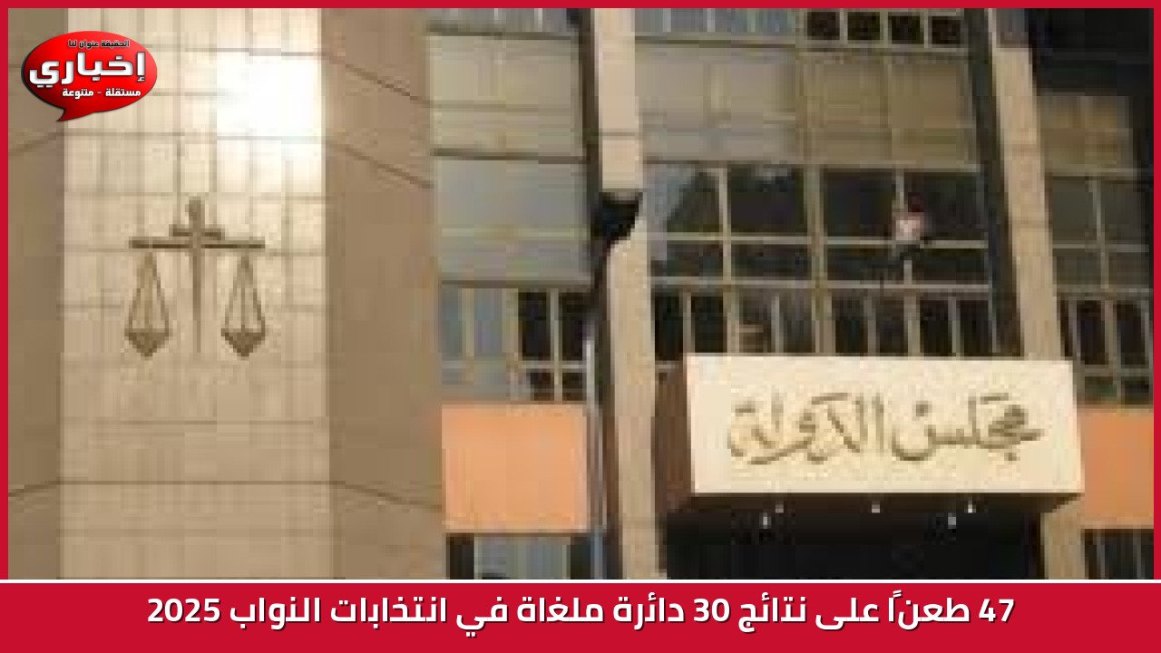 47 طعنًا على نتائج 30 دائرة ملغاة في انتخابات النواب 2025