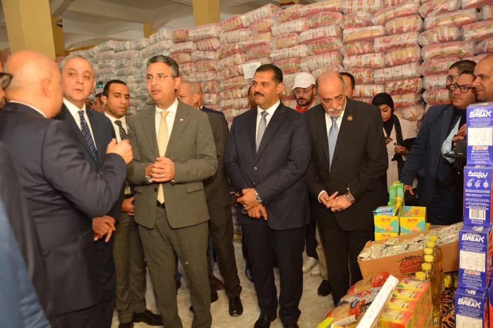 فاروق يتفقد فرع الشركة العامة لتجارة الجملة بقرية شبشير