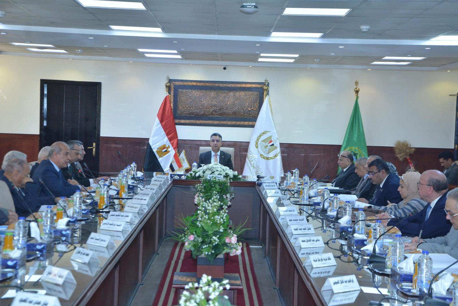 وزير التموين يترأس اجتماع الجمعية العامة لشركة الصوامع