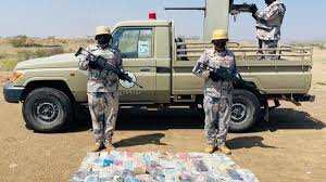 دوريات الحدود السعودية تحبط محاولة تهريب كمية كبيرة  من المخدرات