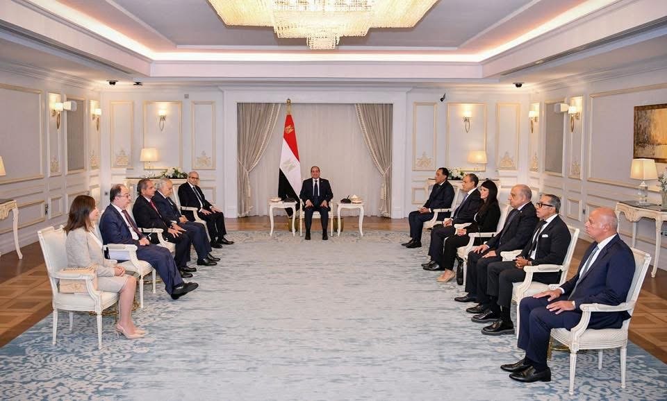 الرئيس السيسى يستقبل رئيس الوزراء اللبنانى فى زياراته الاولى
