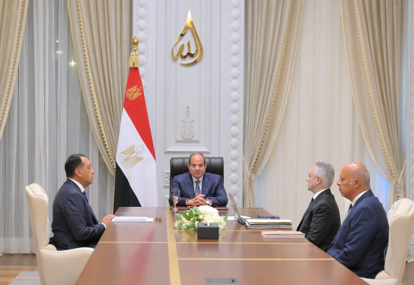 الرئيس عبد الفتاح السيسى يستعرض ملفات وزارة العدل