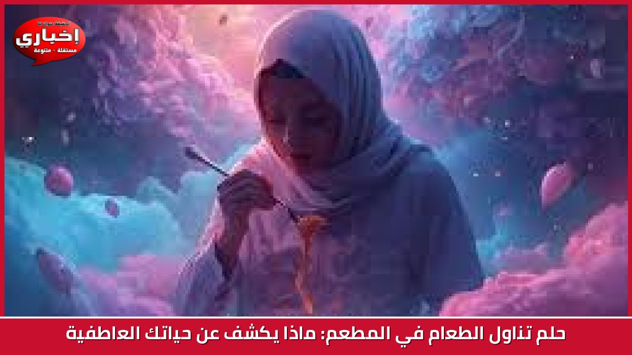 حلم تناول الطعام في المطعم: ماذا يكشف عن حياتك العاطفية