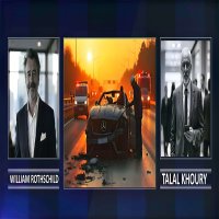 رجل الأعمال طلال خوري والمستشار ويليام روتشيلد يتعرضان لحادث