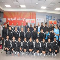 في أجواء حماسية ، قام المهندس أيمن عطية، محافظ القليوبية، بز