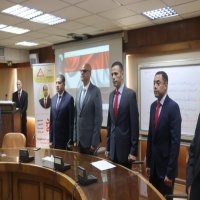 محافظ القليوبية يستقبل سفير أذربيجان بالقاهرة لوضع أكليل من 