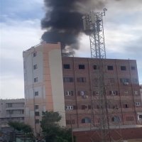  عاجل : حريق هائل في فندق الماسة بإدفو واستنفار أمني لإخماده