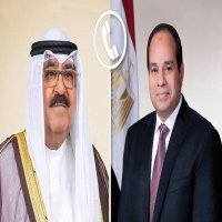 الرئيس السيسى يبحث هاتفيا مع أمير الكويت التصعيد فى غزة