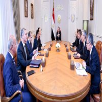 الرئيس السيسى يستقبل رئيس مجموعة الصين للهندسة الكيمائية 