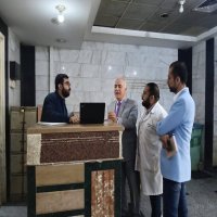 وكيل وزاره الصحه بالقليوبيه لمدير مستشفى الشامله حسن التعامل